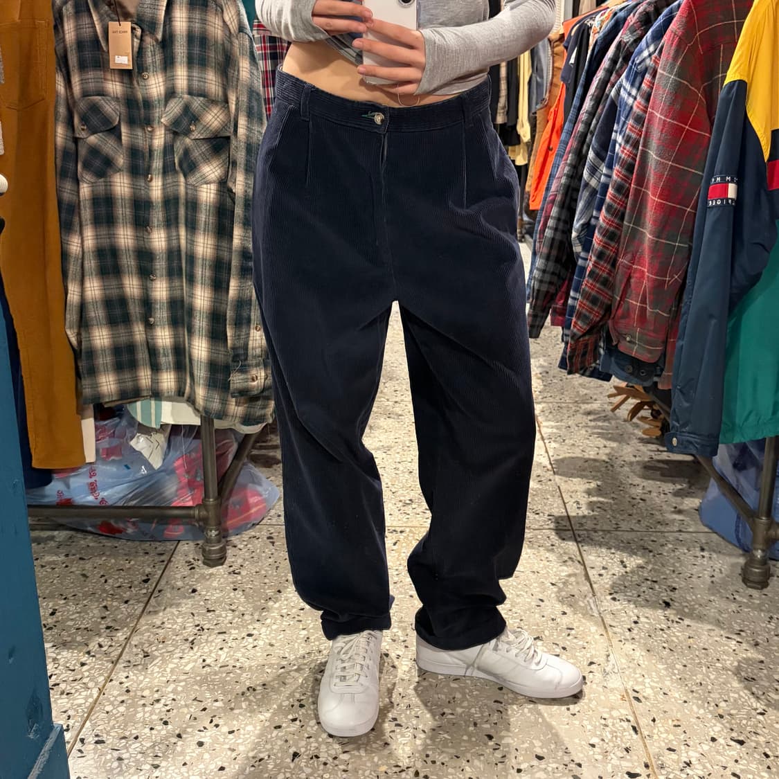 tommy Hilfiger 타미힐피거 코듀로이 와이드 팬츠 상품이미지1