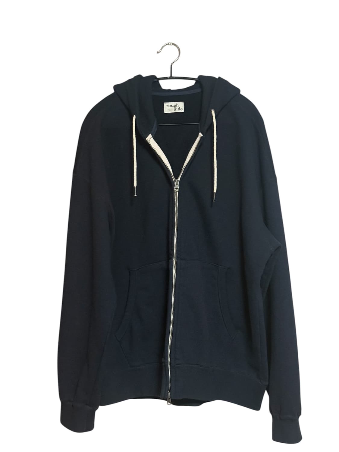 러프사이드 후드집업 3 size, Navy 상품이미지2