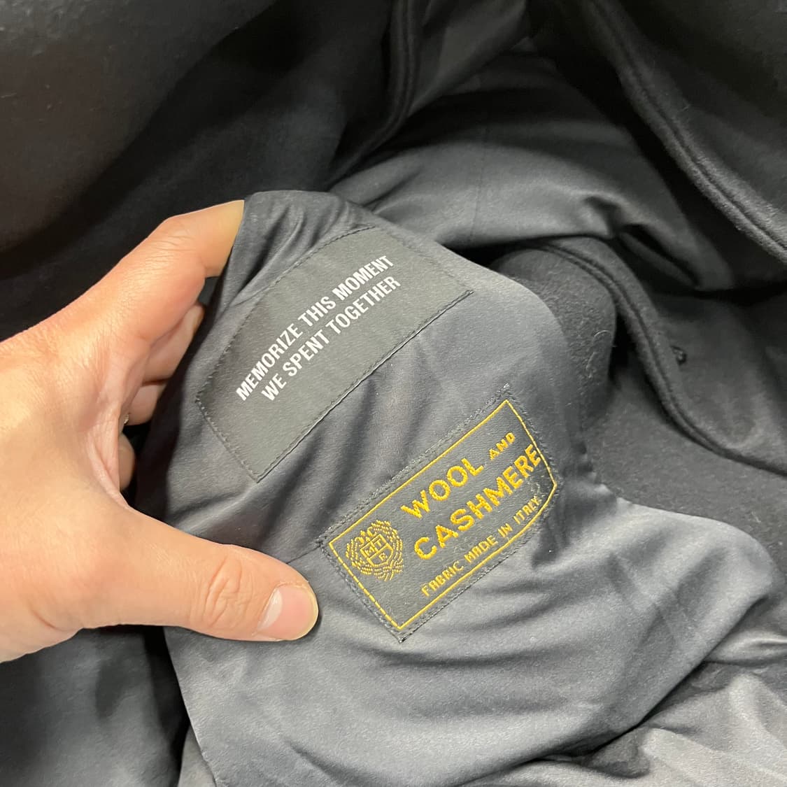 인사일런스 캐시미어 코트 상품이미지5