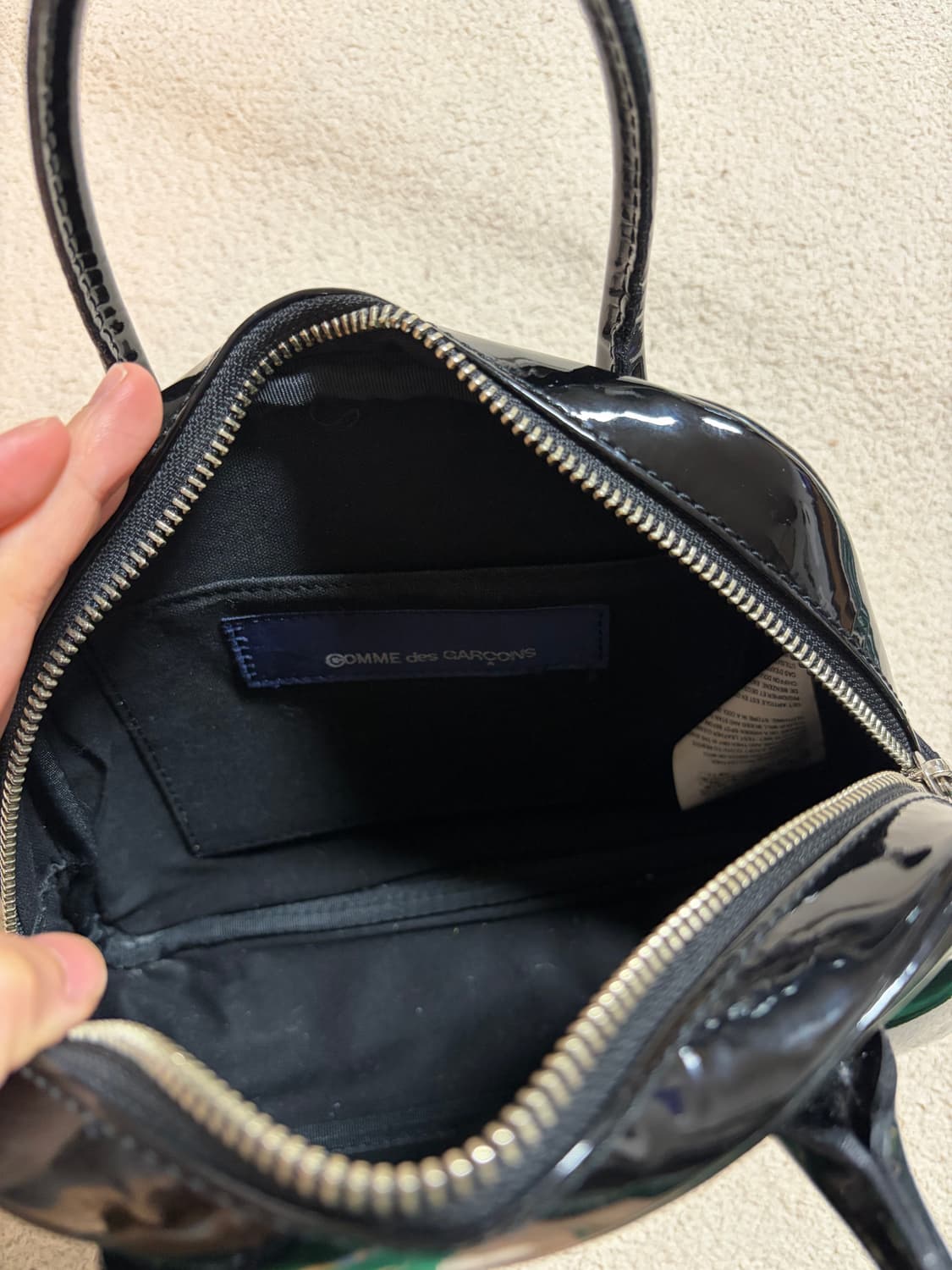 꼼데가르송 comme des garcons 아오야마백 2호 에나멜 상품이미지4