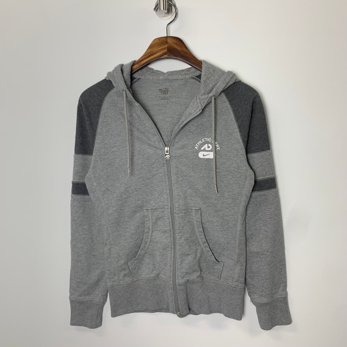 나이키 그레이 딱붙 후드집업 상품이미지2