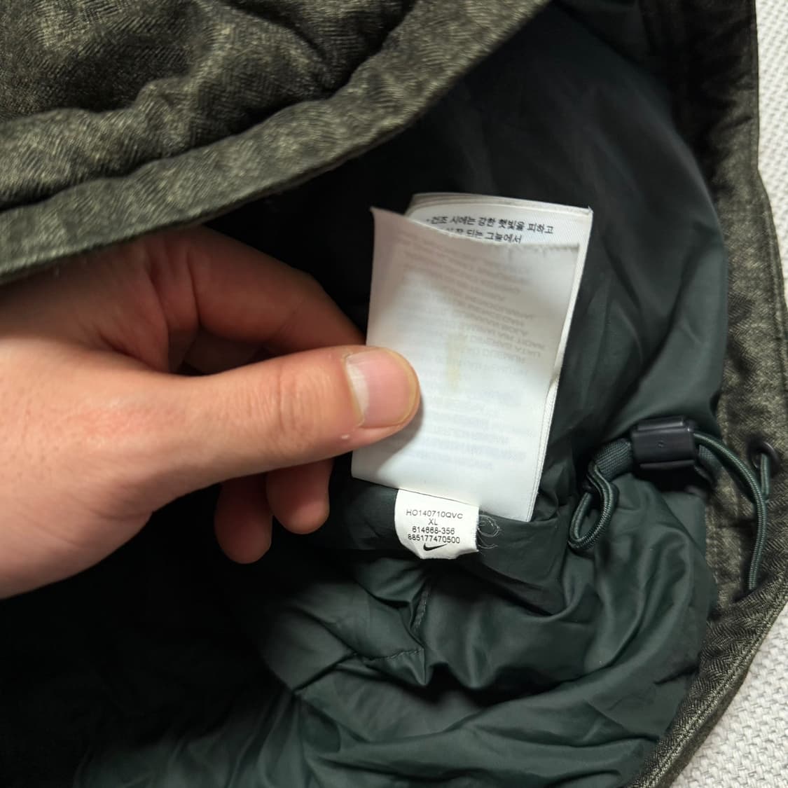 나이키 550 사이드로고 다운패딩 상품이미지6