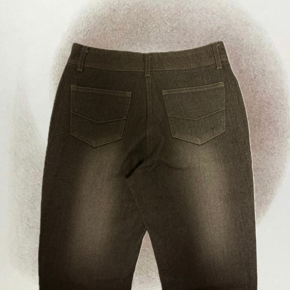 빈티지 브라운 워싱 데님 부츠컷 팬츠 상품이미지3