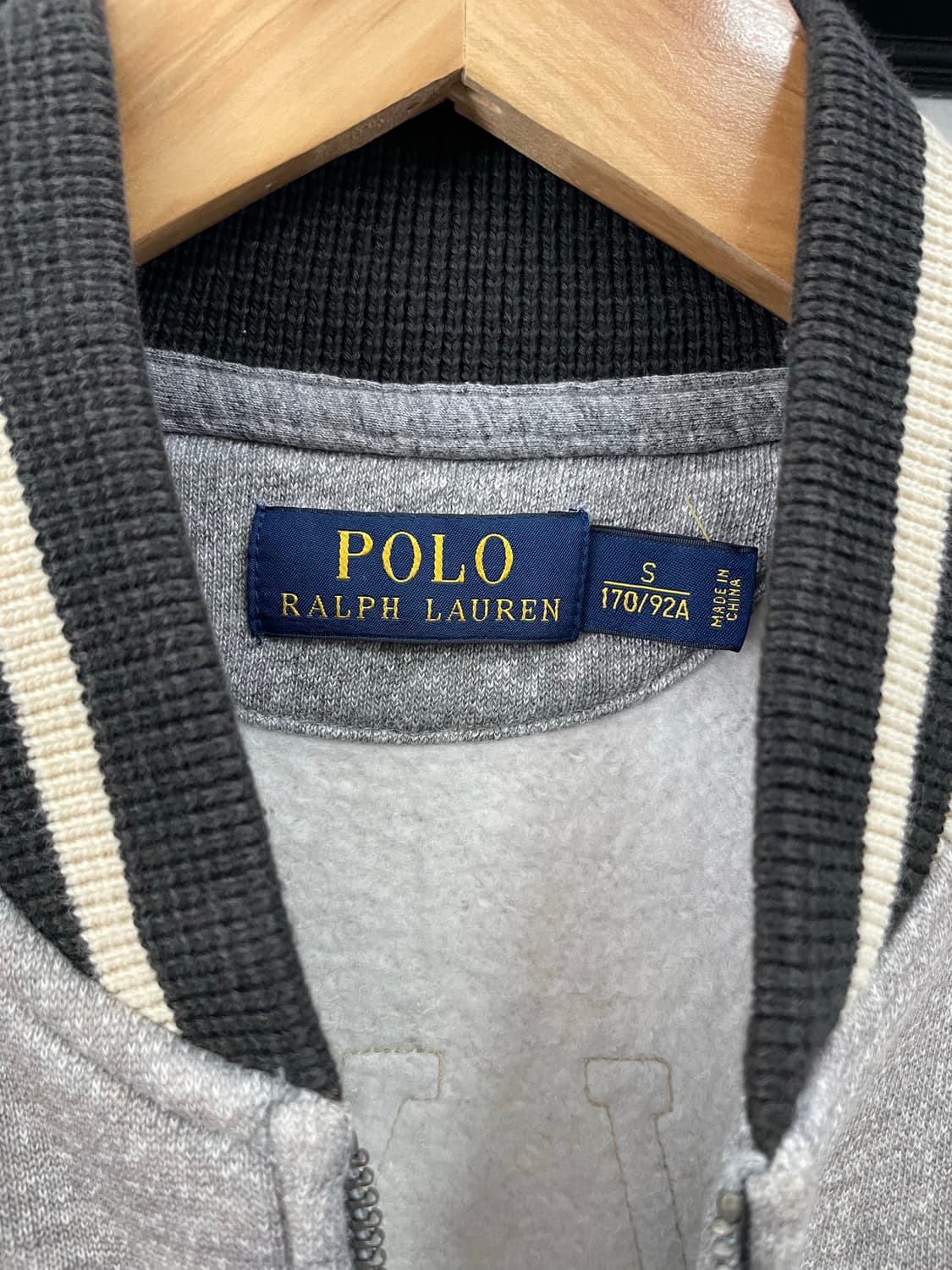 폴로 랄프로렌 복싱팀 그레이 집업 자켓 S(90-95) 상품이미지3