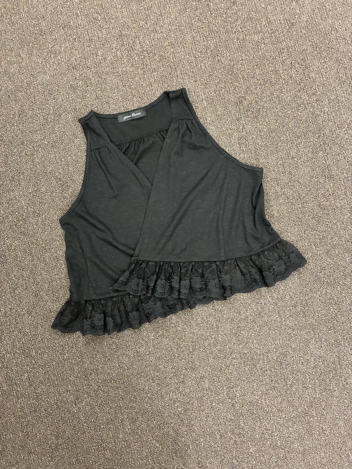 M)Japanese vintage 여성 레이스 디테일 베스트 상품이미지2