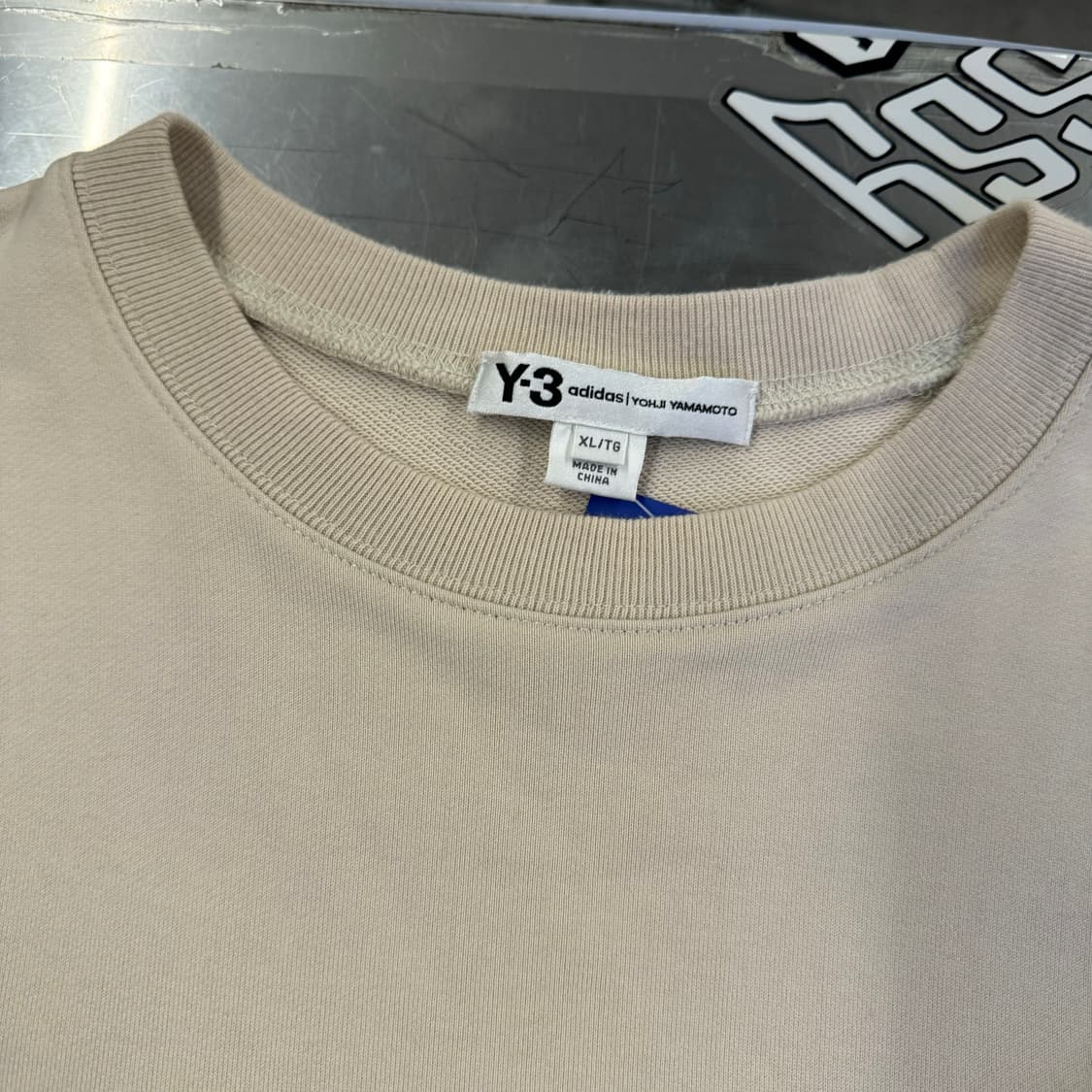 Y-3 아디다스 요지야마모토 백 로고 프린팅 맨투맨 XL 상품이미지5