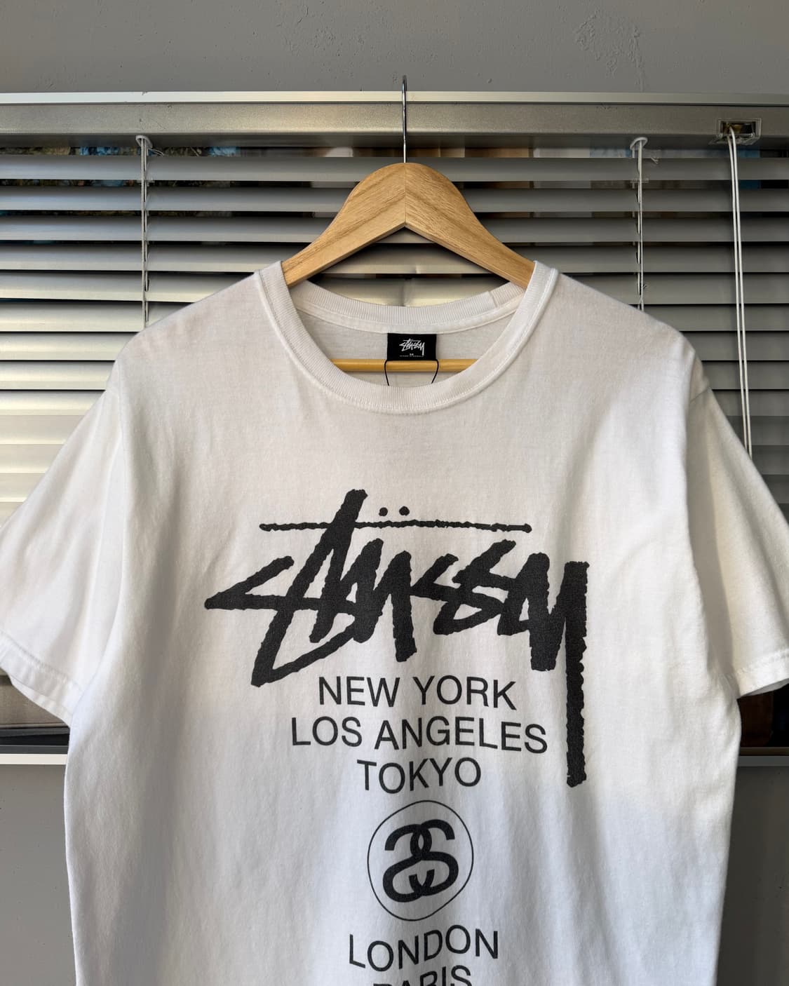 Stussy World Tour White Short Sleeve 상품이미지2