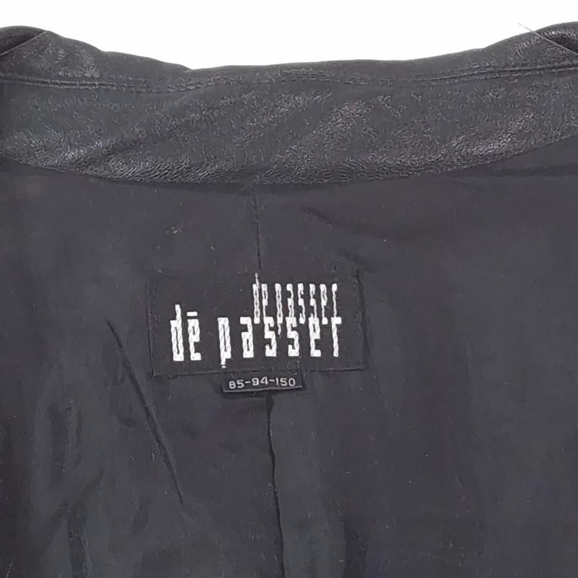 de passer 벨티드 양가죽 하프 코트 상품이미지6