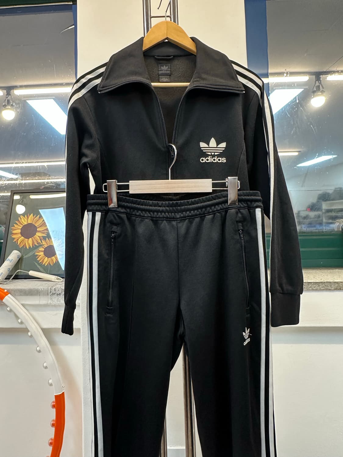 아디다스 져지 트레이닝 블랙 세트 상품이미지1