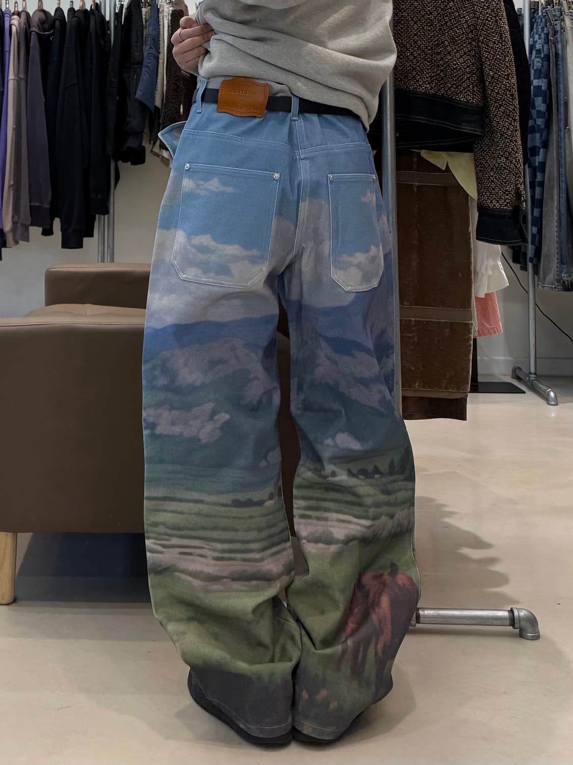 에프터프레이 카우보이 프린티드 팬츠 상품이미지7