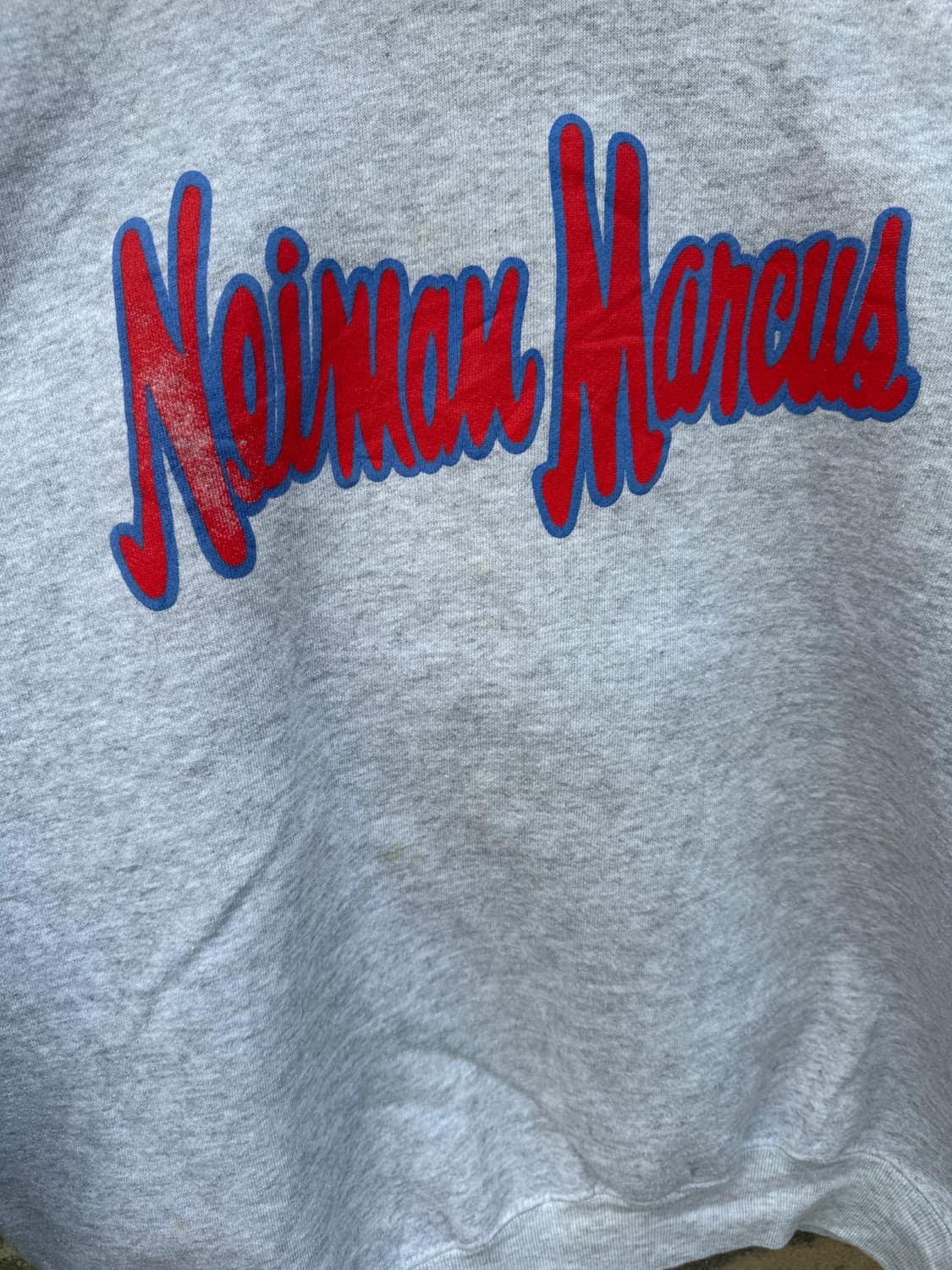 90s neiman marcus 빈티지 프린팅 폴라 맨투맨 스웻셔츠 상품이미지3