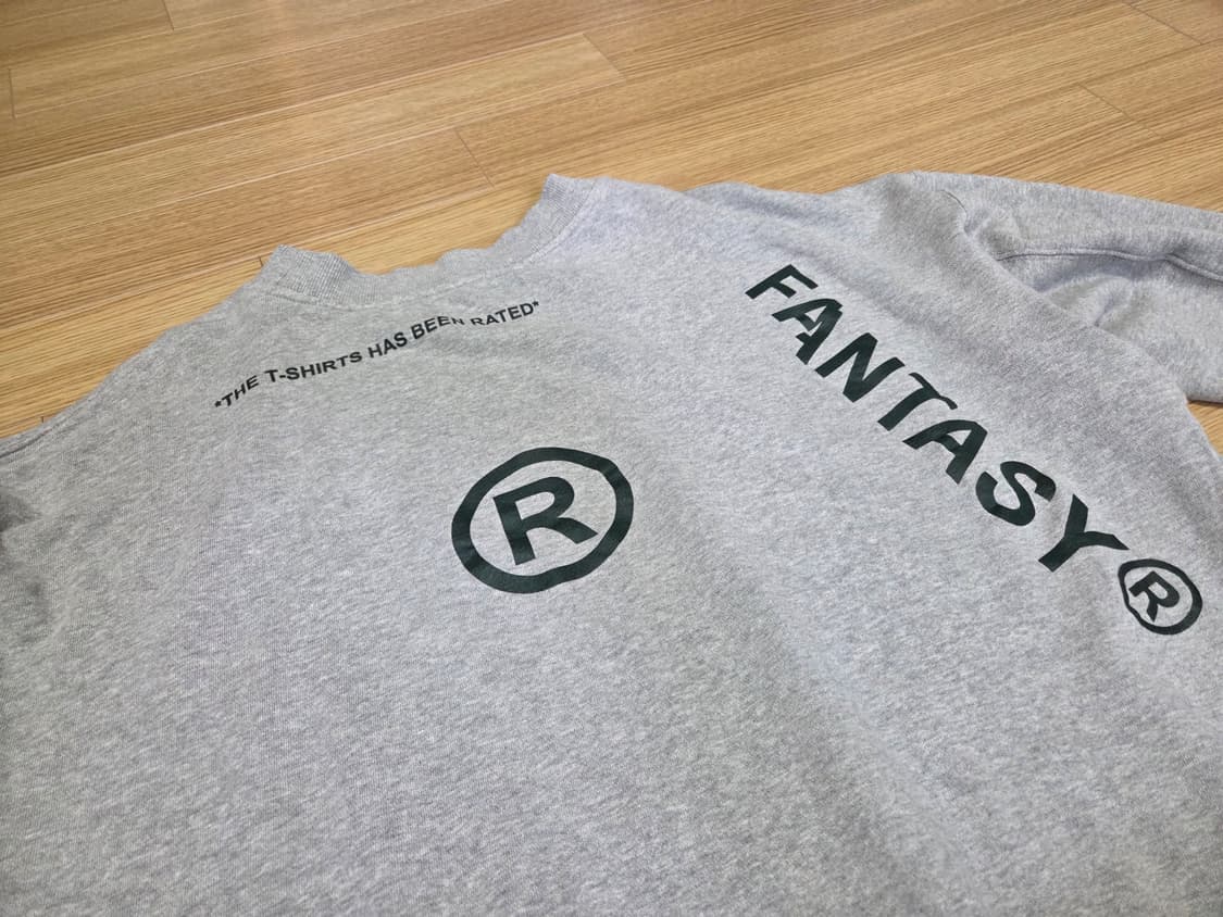 시스템 옴므 래터링 언발 맨투맨 티셔츠 상품이미지4