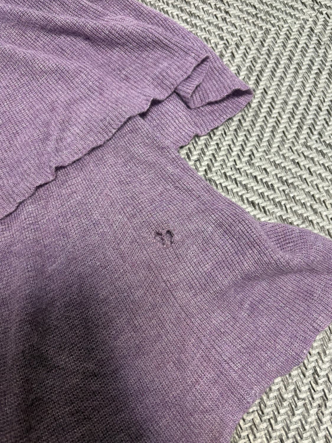 프릴 카프리 소매 니트 원피스 상품이미지6