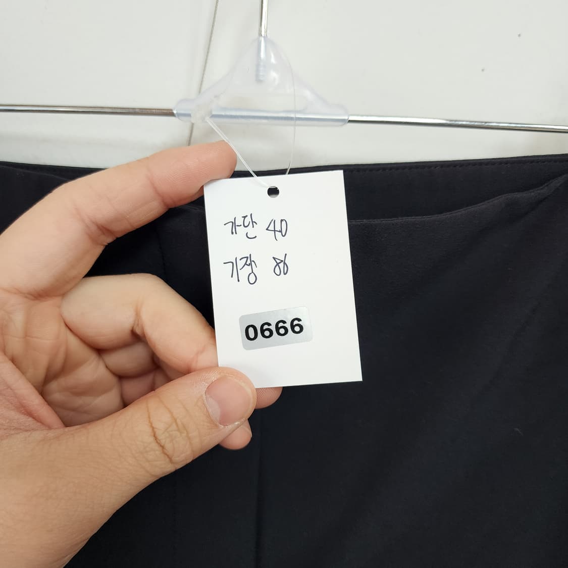 구호 블랙 여성용 슬랙스 바지 상품이미지7