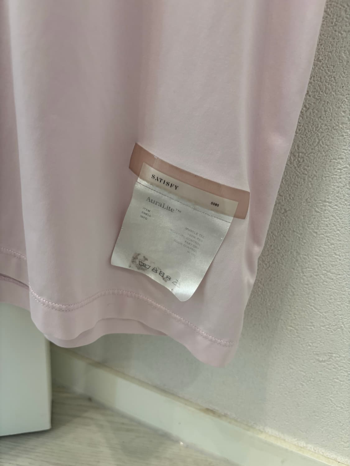 새티스파이 아워레가시 오라라이트 머슬 티 핑크 상품이미지3