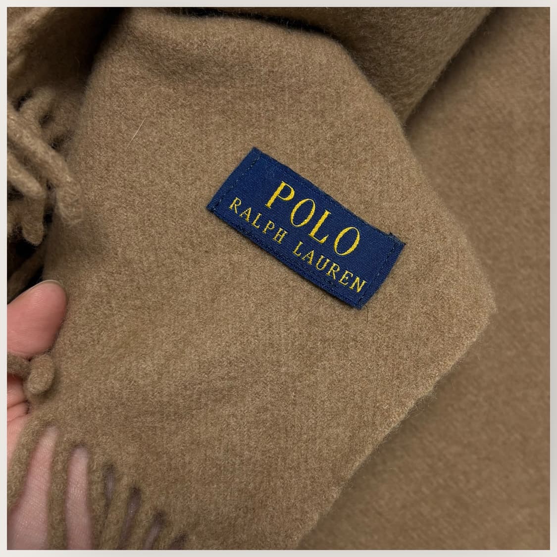 폴로 랄프로렌 브라운 머플러 목도리 상품이미지2