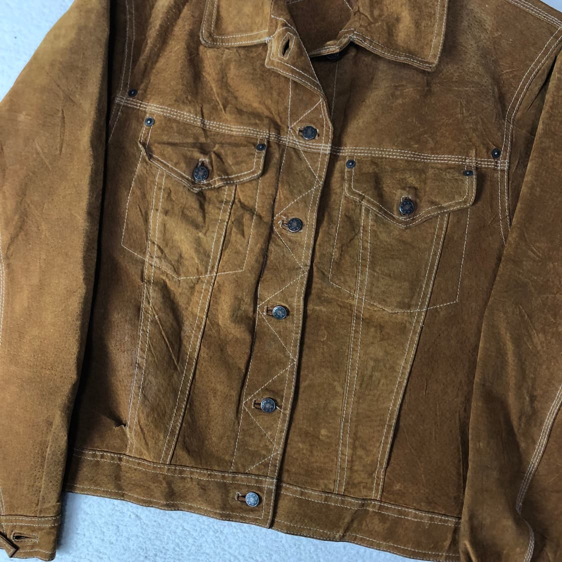 C&A 레더 트러커 자켓  상품이미지5