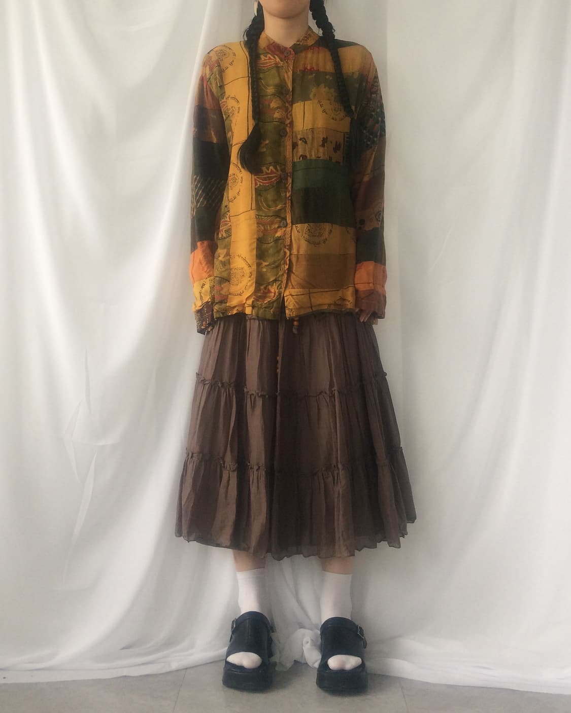 Oriental mood patch work jacket 상품이미지1