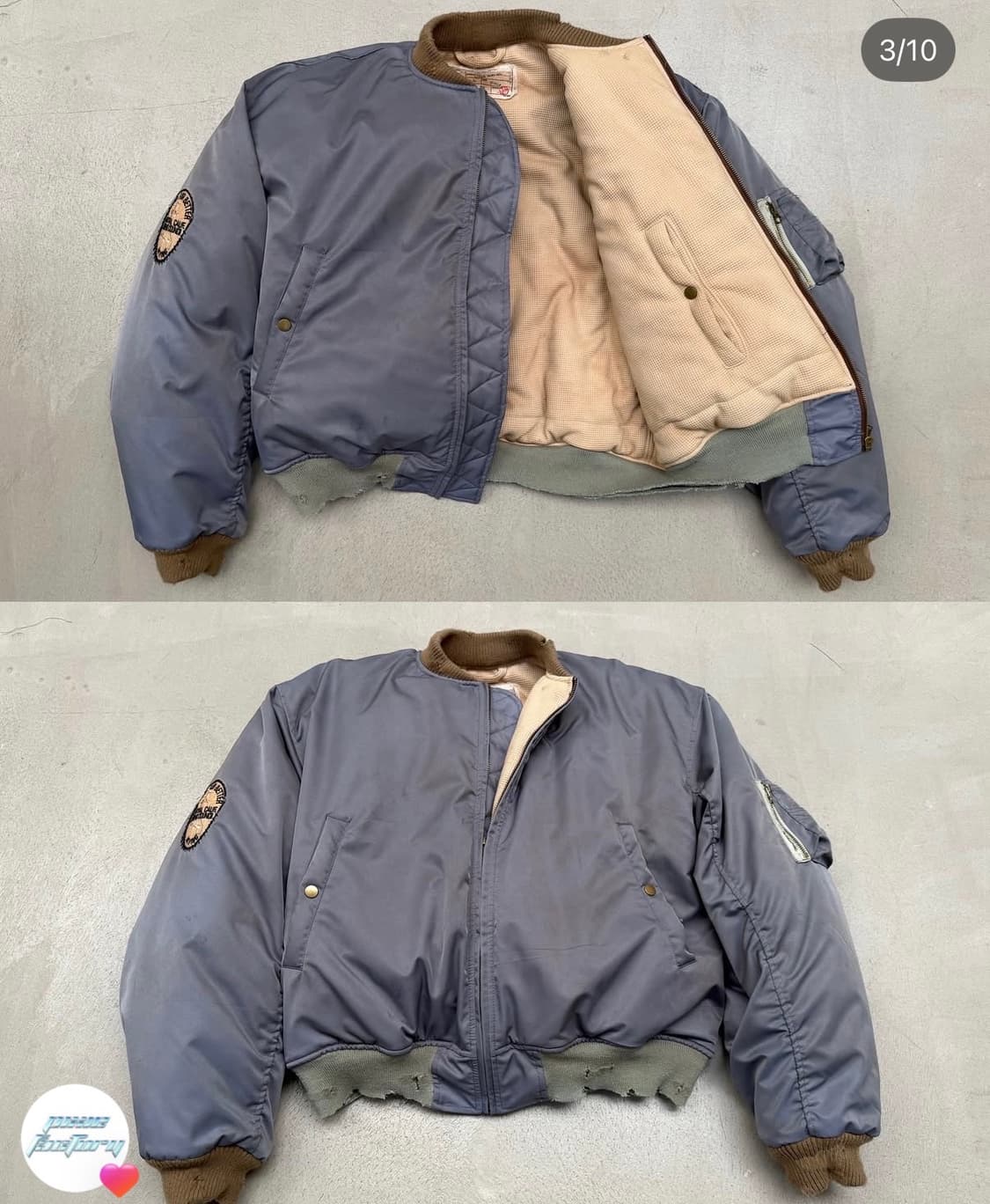 [새상품] Nofaithstudios 리버시블 다이빙 봄버 상품이미지5