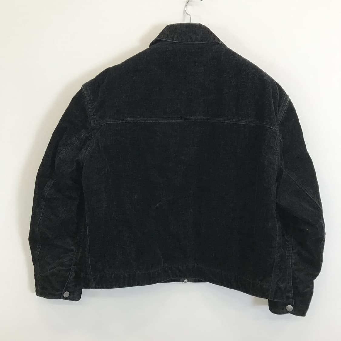 자라 신형 릴렉스핏 벨루어 크롭 워크자켓 [L] 상품이미지3