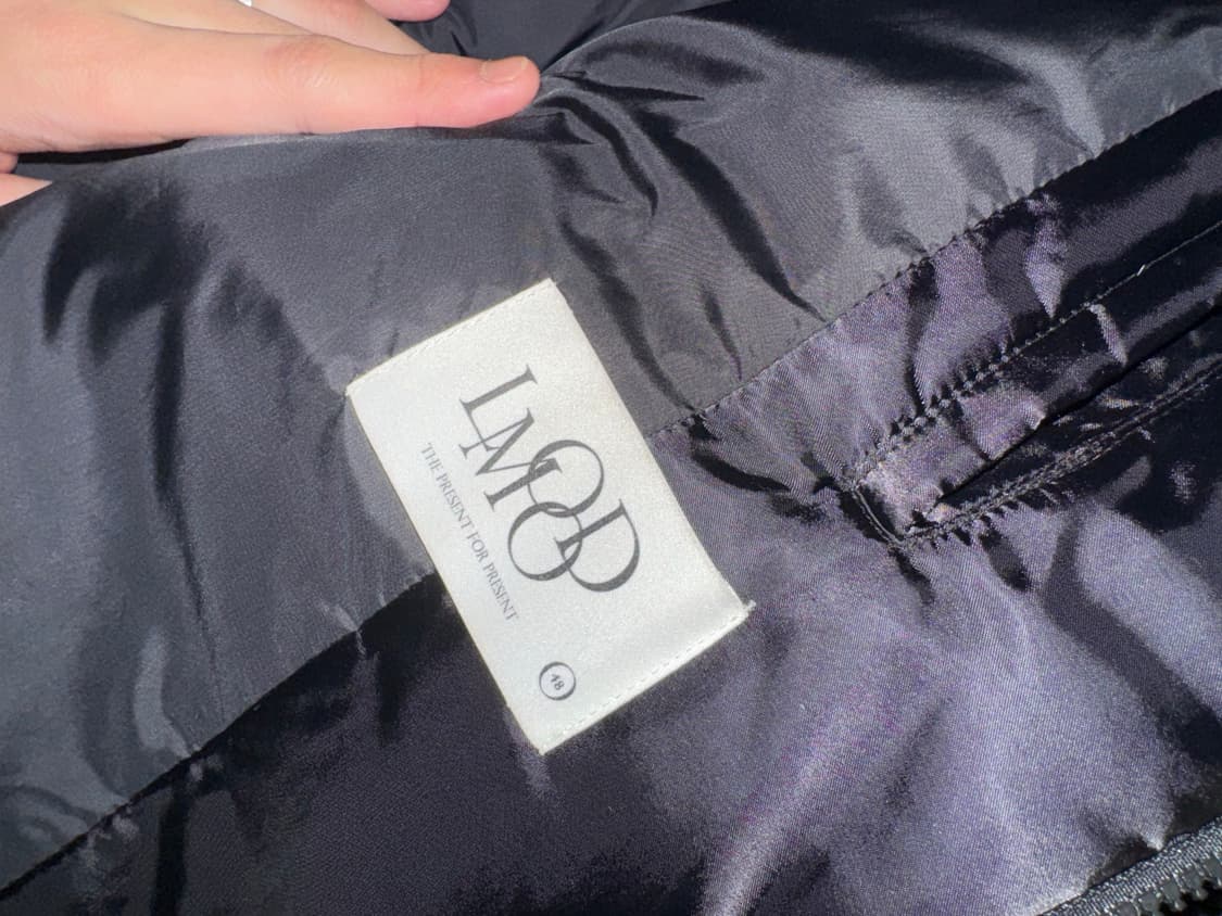 (48)엘무드 켄달 크롭 다운 푸퍼 제트블랙 상품이미지4