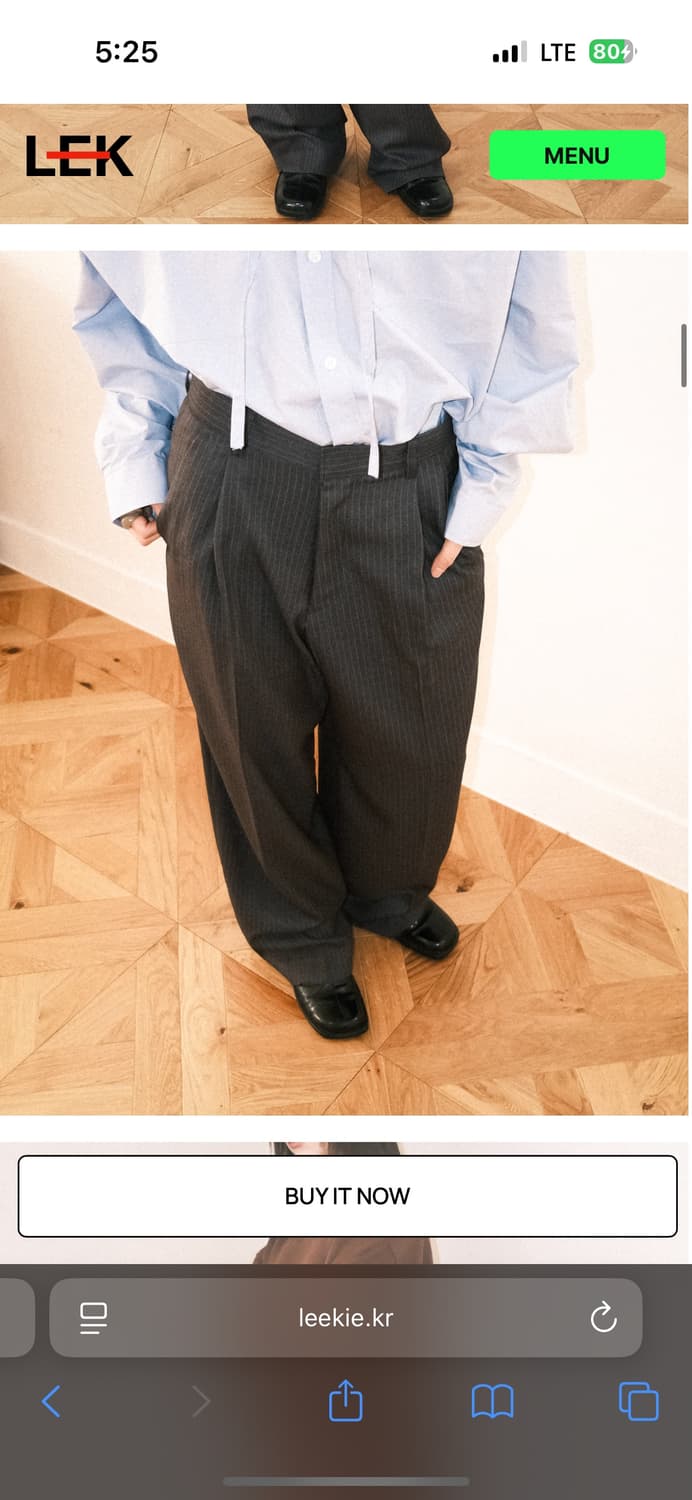 (M) Leeki 6 Am Trousers / 4 seasons 상품이미지2