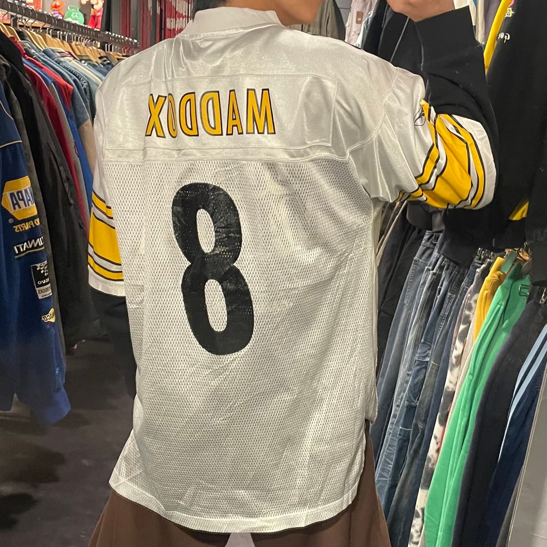 [IM] NFL Steelers 아본테 매독스 No.8 화이트 반팔져지 상품이미지7