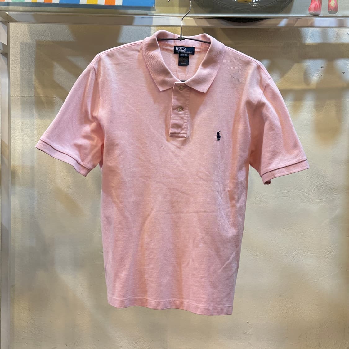 폴로 랄프로렌 분홍색 반팔 카라티 상품이미지1