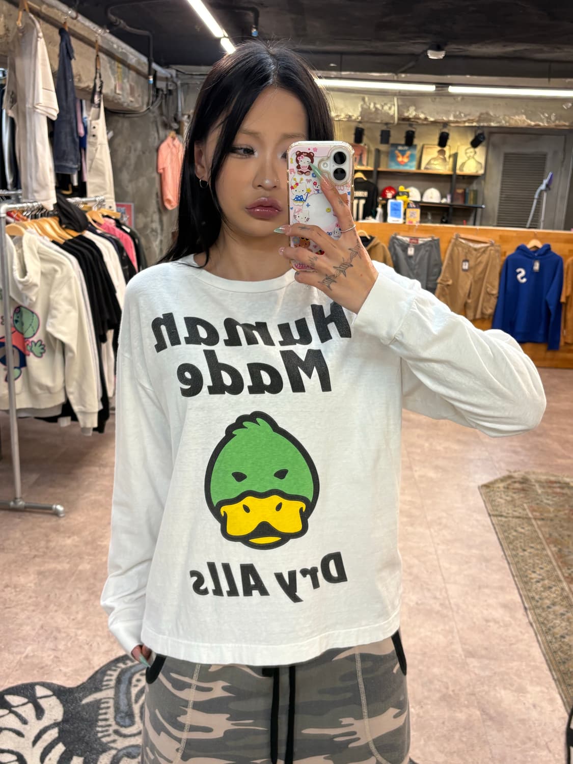 휴먼메이드 오리 덕 롱슬리브 #csz4337 상품이미지2