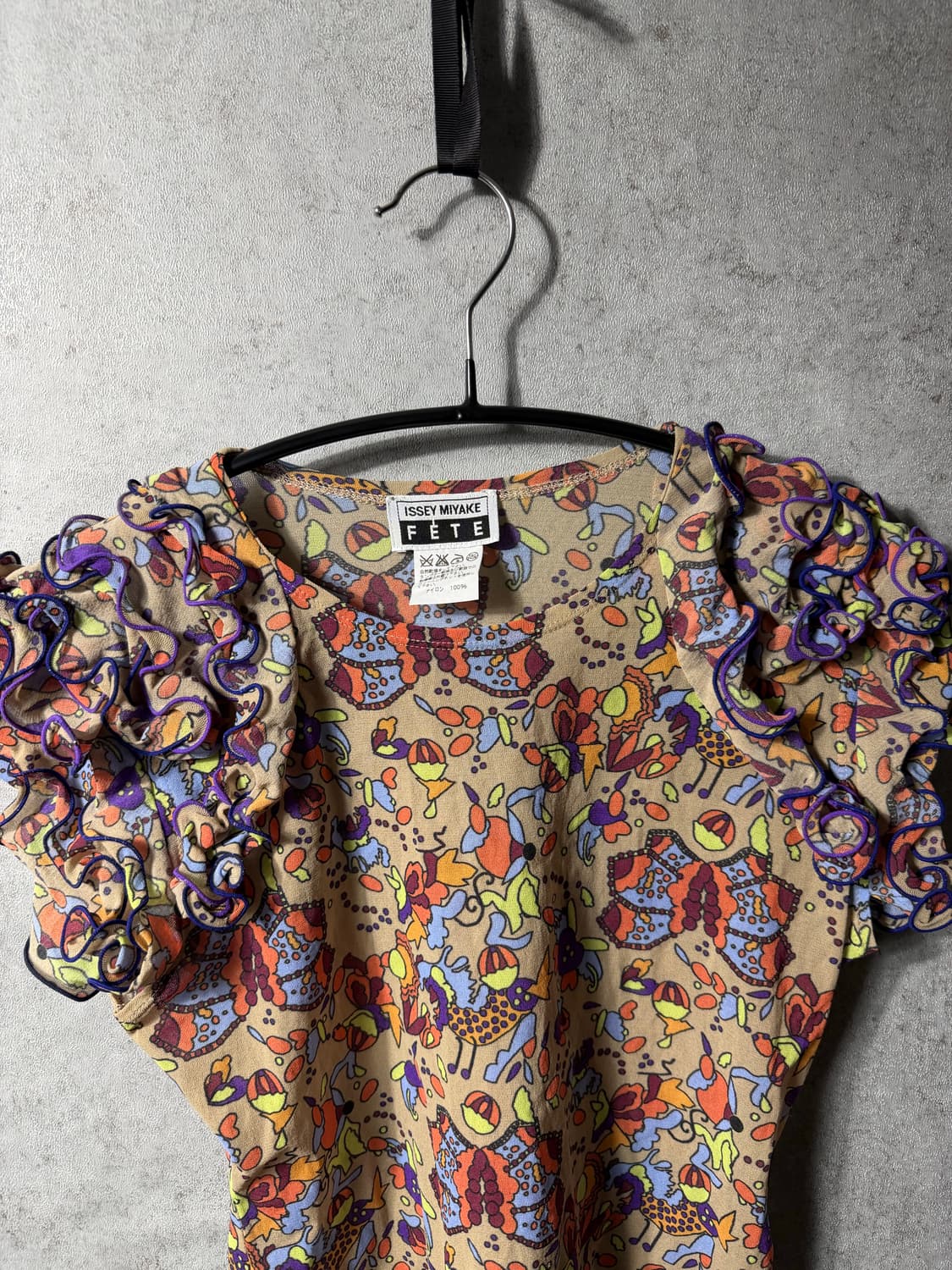 이세이미어케 페테 빈티지 프릴 반팔 티셔츠 상품이미지4