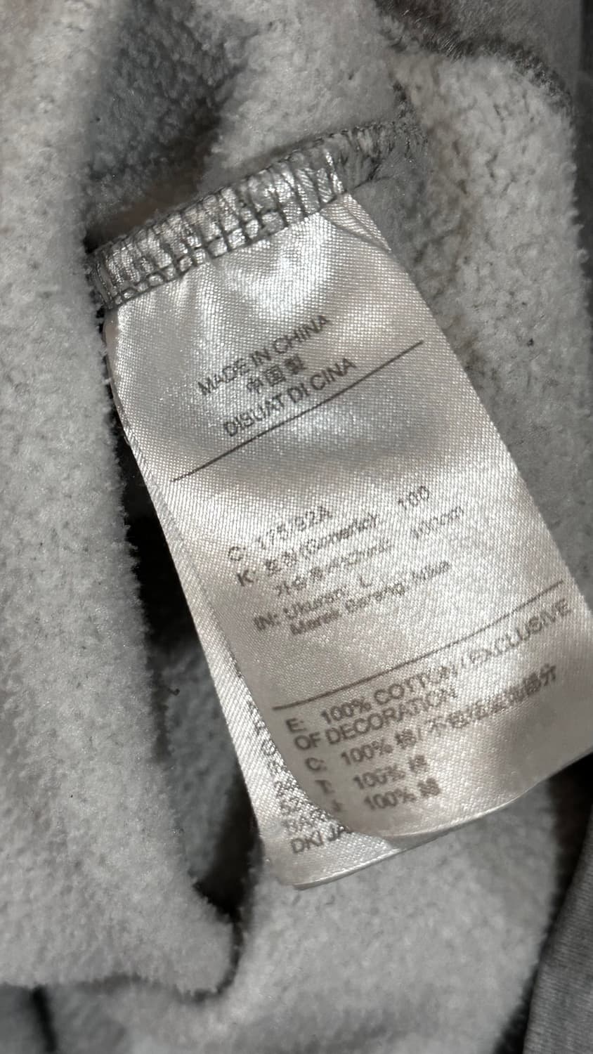 나이키 스투시 NRG 플리스 맨투맨 그레이 L 상품이미지4