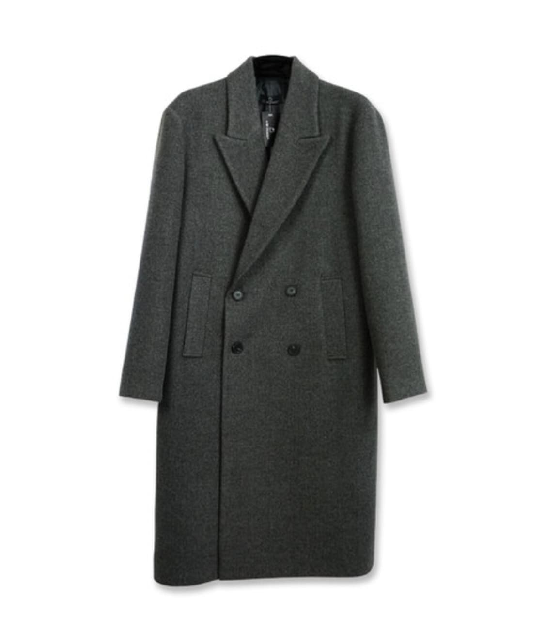 아날로그샵 그레이 더블 롱코트 상품이미지1