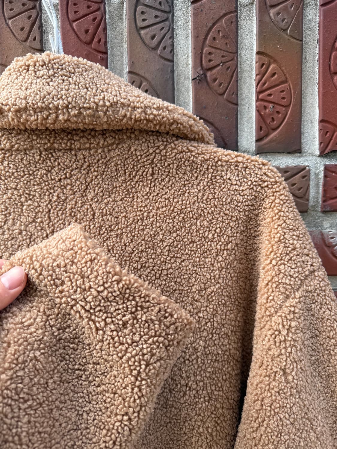 UGG 테디 롱 코트 (카멜 컬러) 상품이미지7