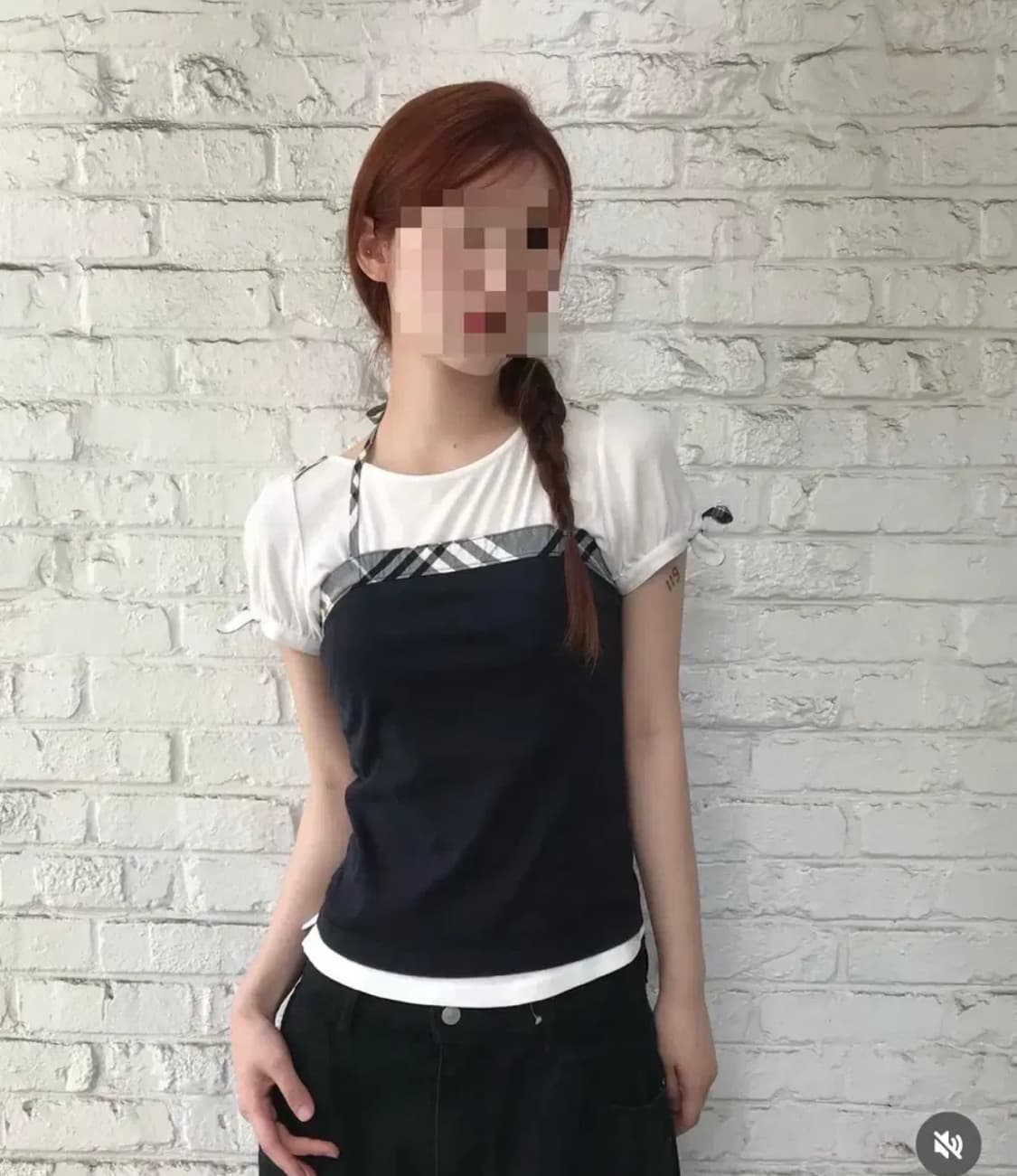 버버리 반팔 슬리브리스 코디 세트 체크  상품이미지1