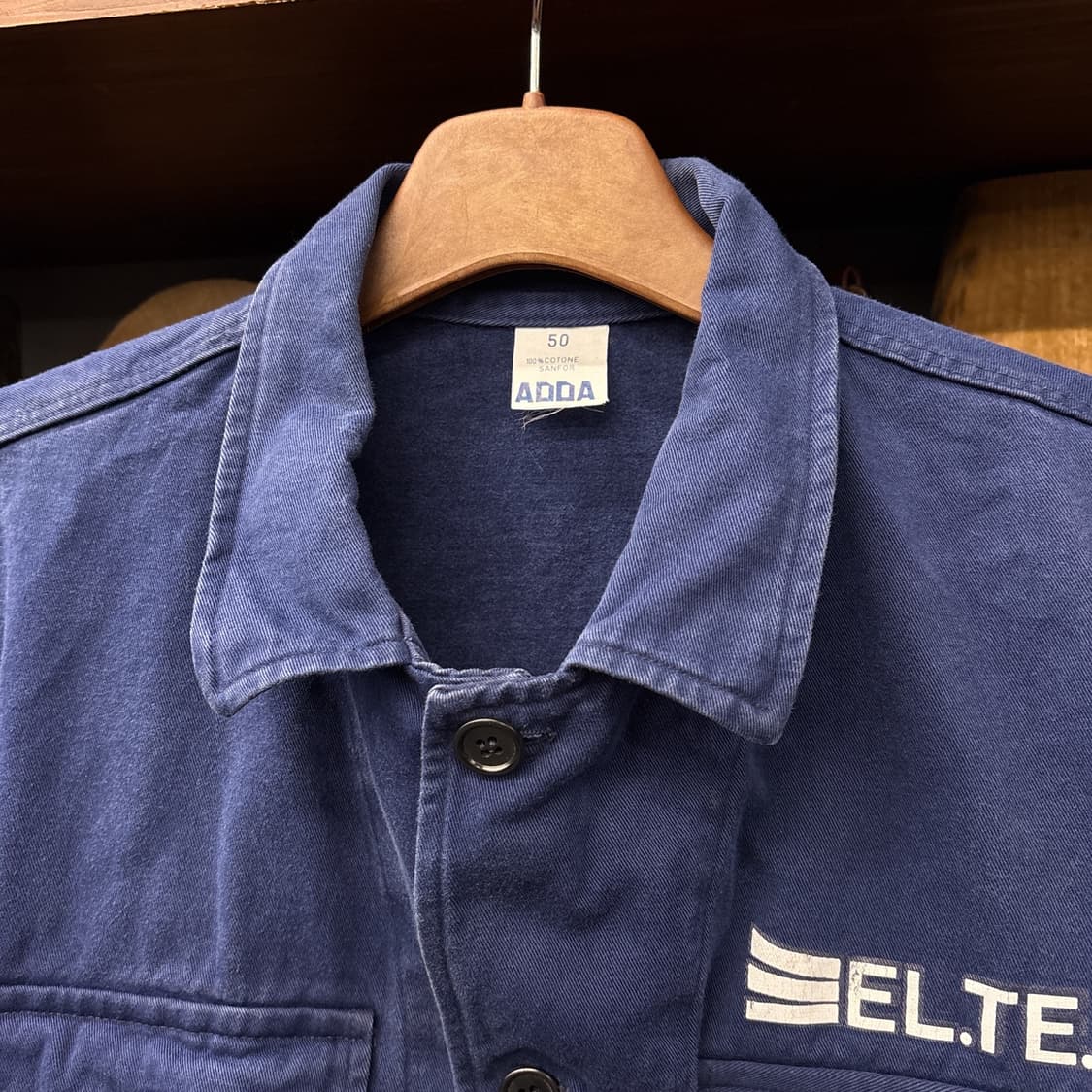 60~70s 퍼티그 포켓 프렌치 워크자켓 / 초어자켓 이태리생산 N976 상품이미지7