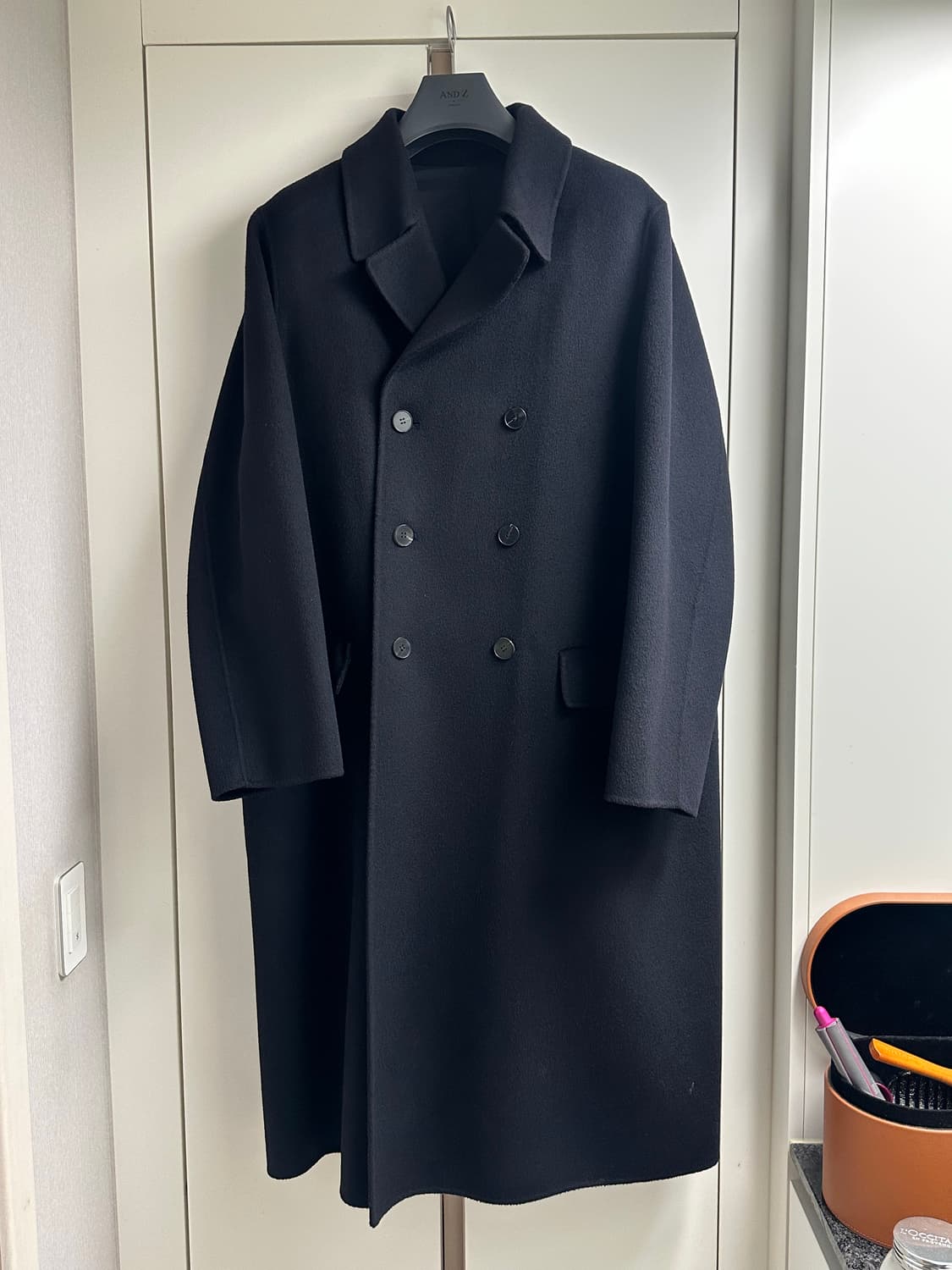 [52] 21fw 마마가리 봉코트 다크네이비 상품이미지1