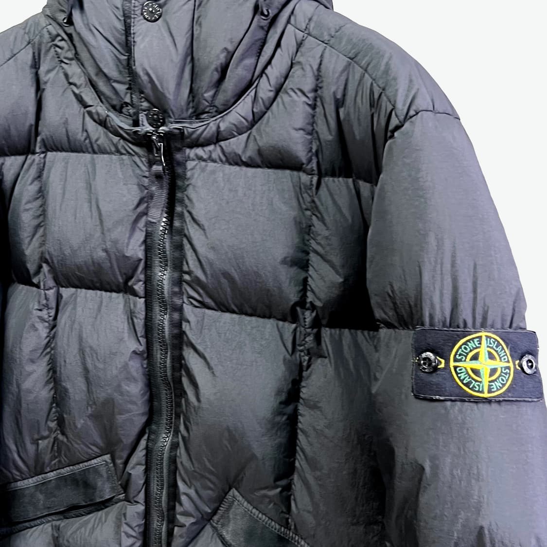 [M] 스톤아일랜드 크링클랩스 후드 패딩 상품이미지3