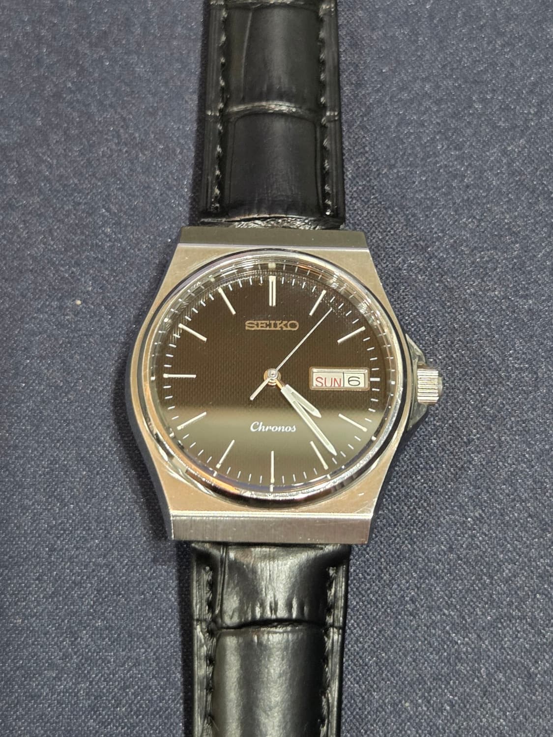 세이코 크로노스 흑판 (Seiko Chronos) 데이데이트 상품이미지1