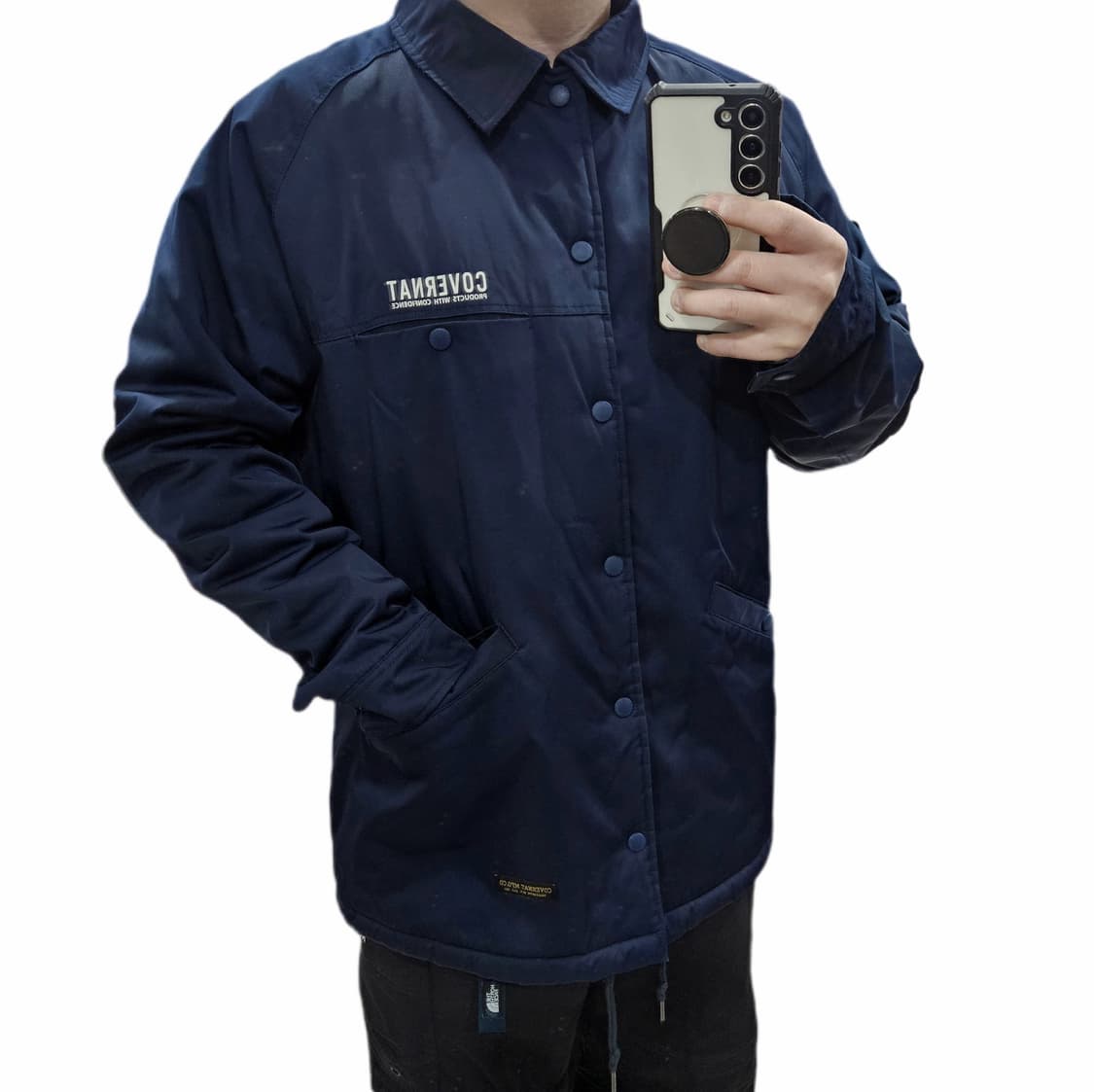 XL 105) 커버낫 쉐르파 양털안감 코치자켓 상품이미지1