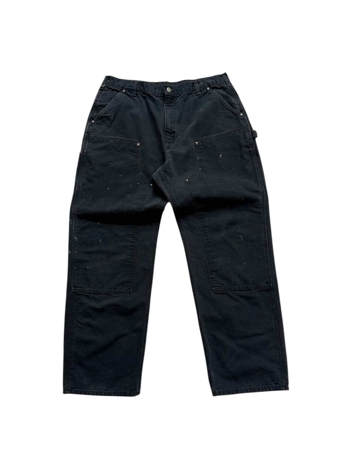 칼하트 B136 BLK 더블니 워크팬츠 상품이미지1