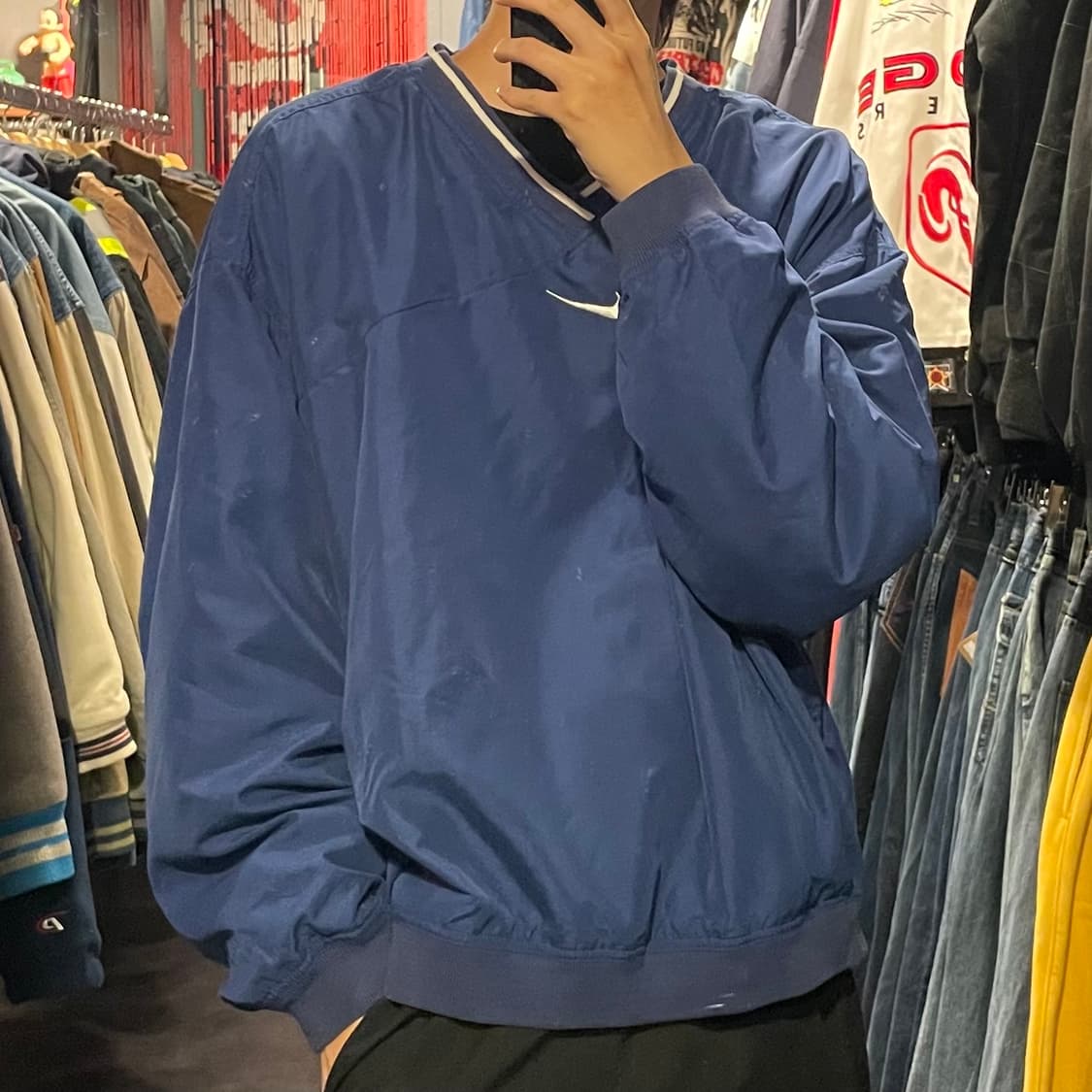 [IM] NIKE 나이키 블루 미드스우시 웜업 상품이미지3