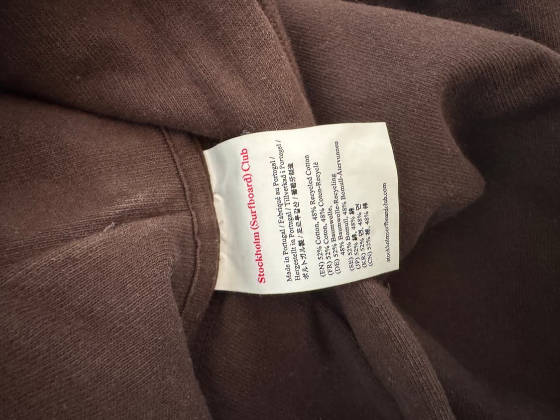 스톡홀름 서프보드 클럽 후디xl 브라운 상품이미지3
