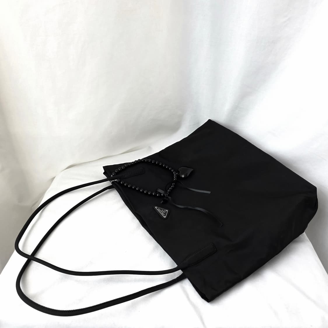 [정품 PRADA] 프라다 포코노 나일론 쇼퍼백 숄더백 상품이미지3