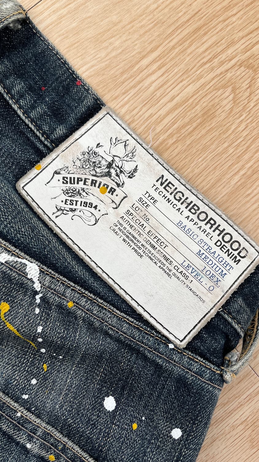 네이버후드 10ss 베이직 데님 팬츠 상품이미지3