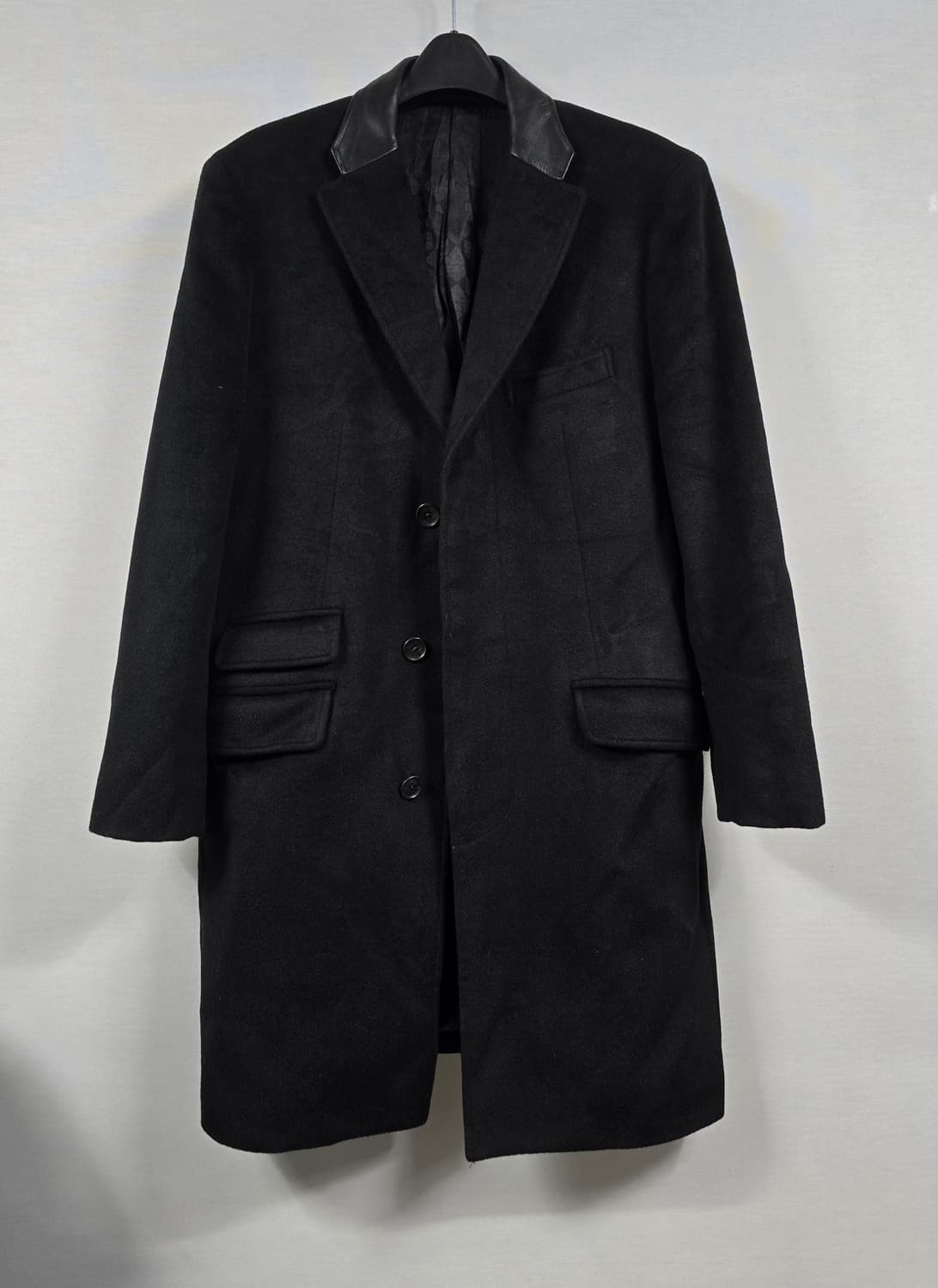 타케오키쿠치 앙고라 캐시미어 혼방 롱코트 블랙 100사이즈 상품이미지2