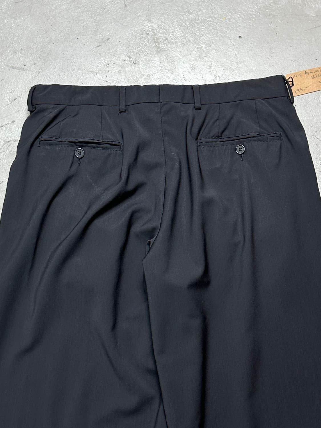 엠포리오 아르마니 와이드 슬랙스 와이드 레그 트라우저 상품이미지6