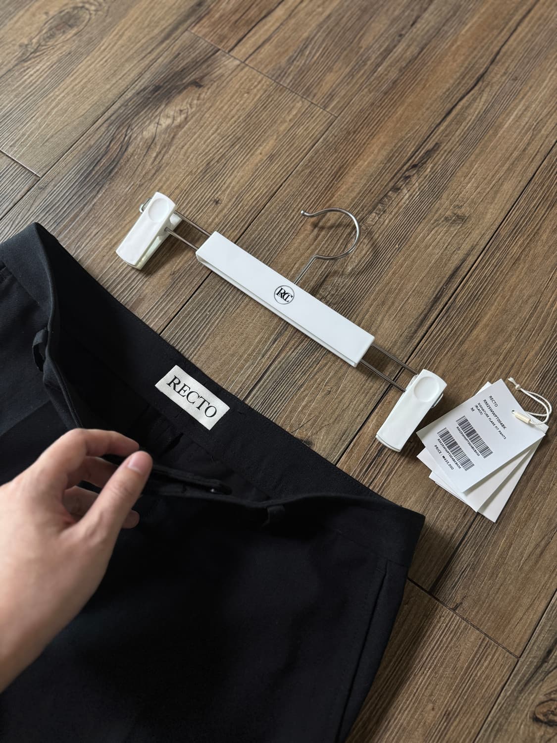 렉토 25fw 시그니처 플레어핏 팬츠 블랙 M 상품이미지2