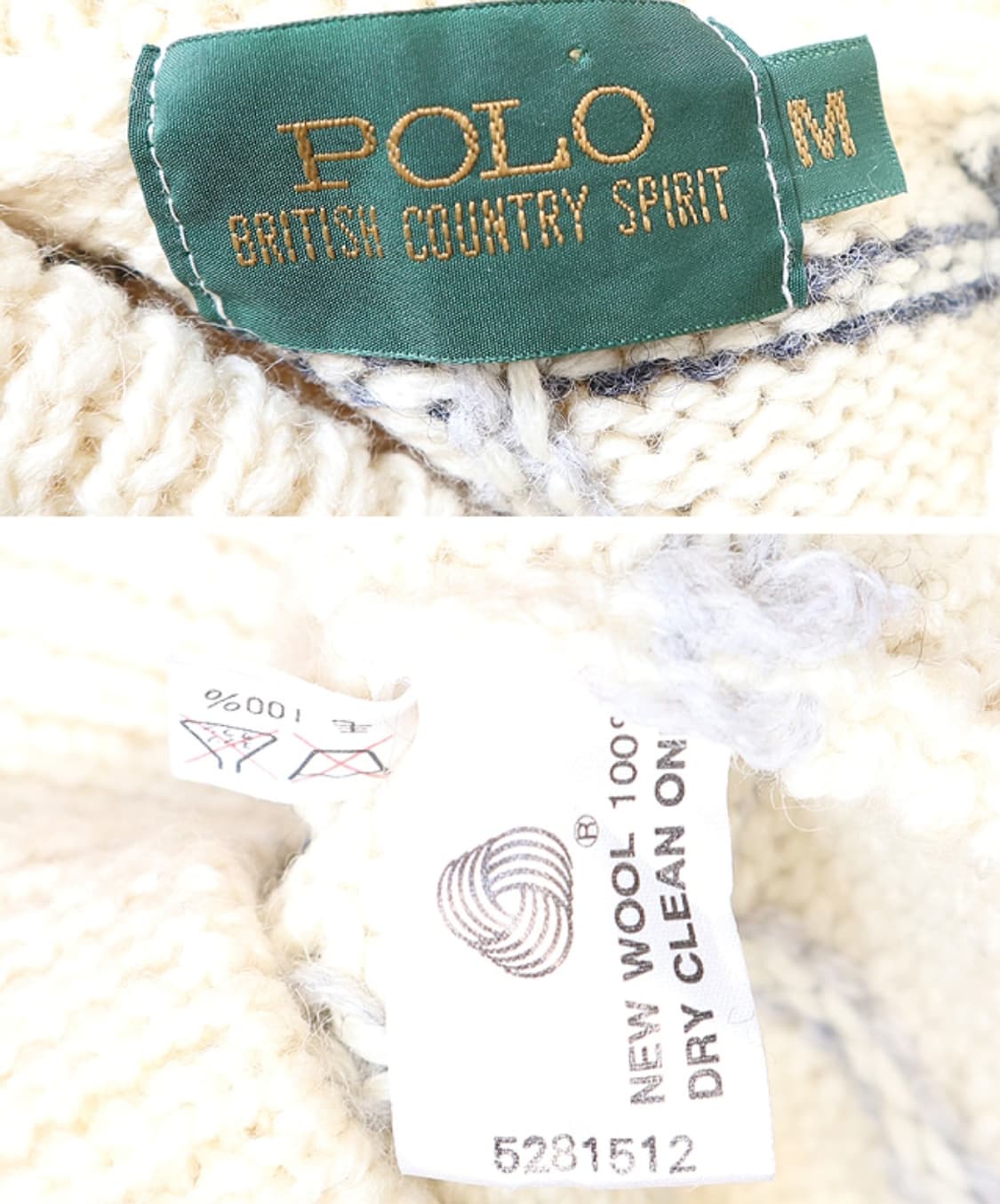 일본판 90S 영국식 울100% 숄카라 빈티지 헌팅 스웨터
 상품이미지7