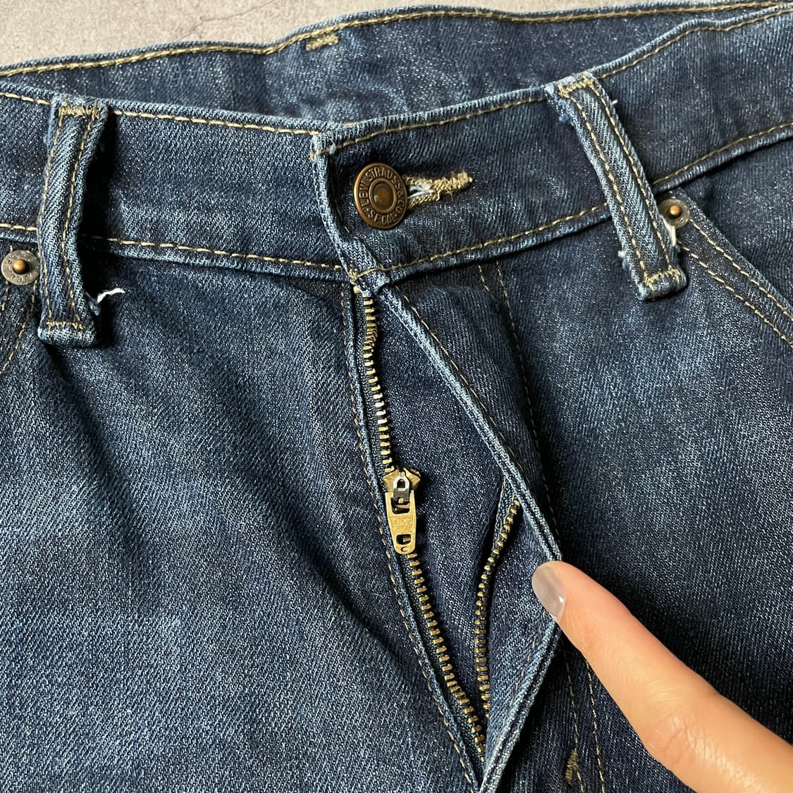 LEVI'S 리바이스511 슬림 스트레이트핏 코튼 데님 팬츠 A00682 상품이미지3