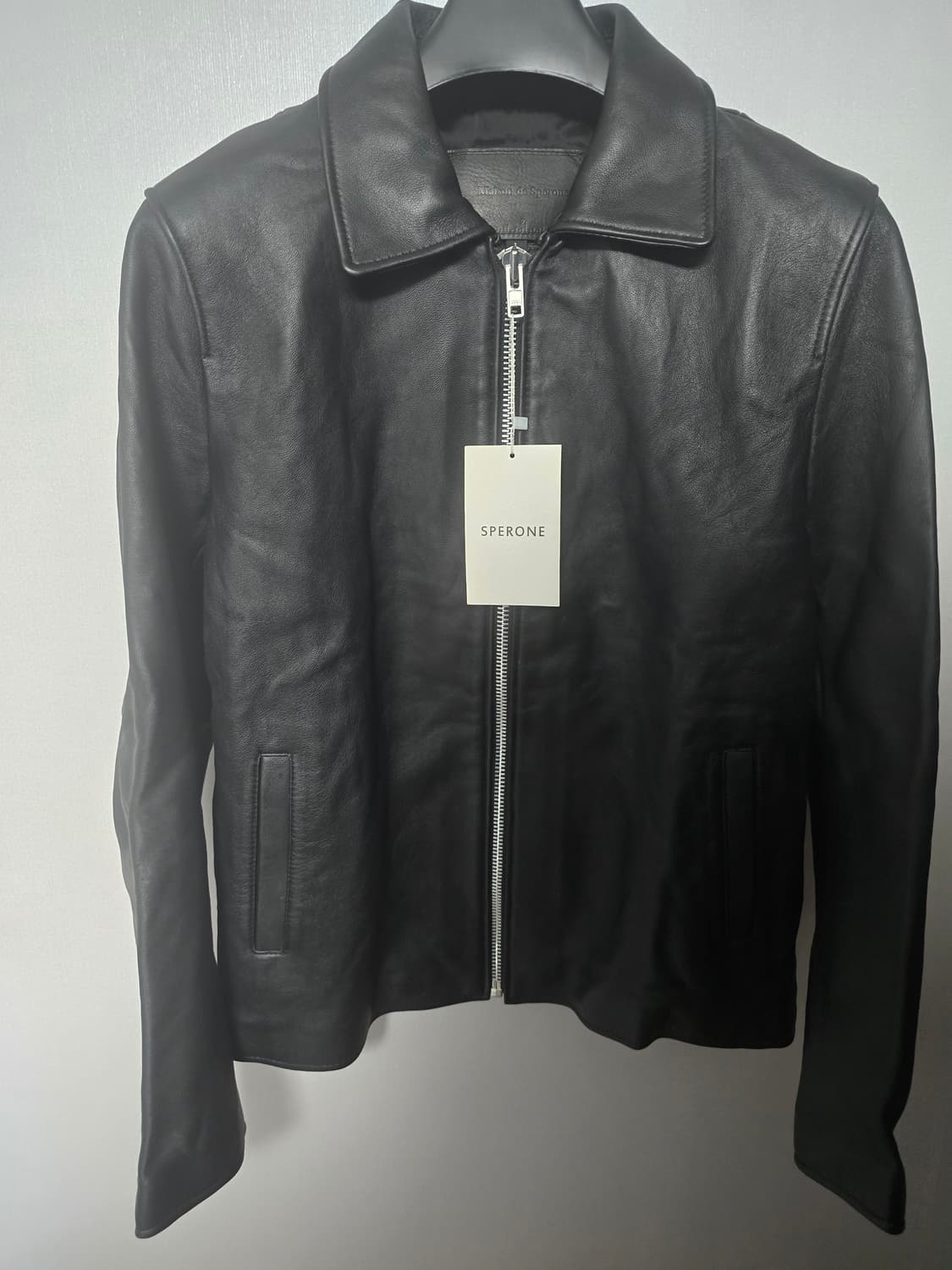[새상품] 스페로네 램스킨 양가죽 자켓 L 상품이미지1